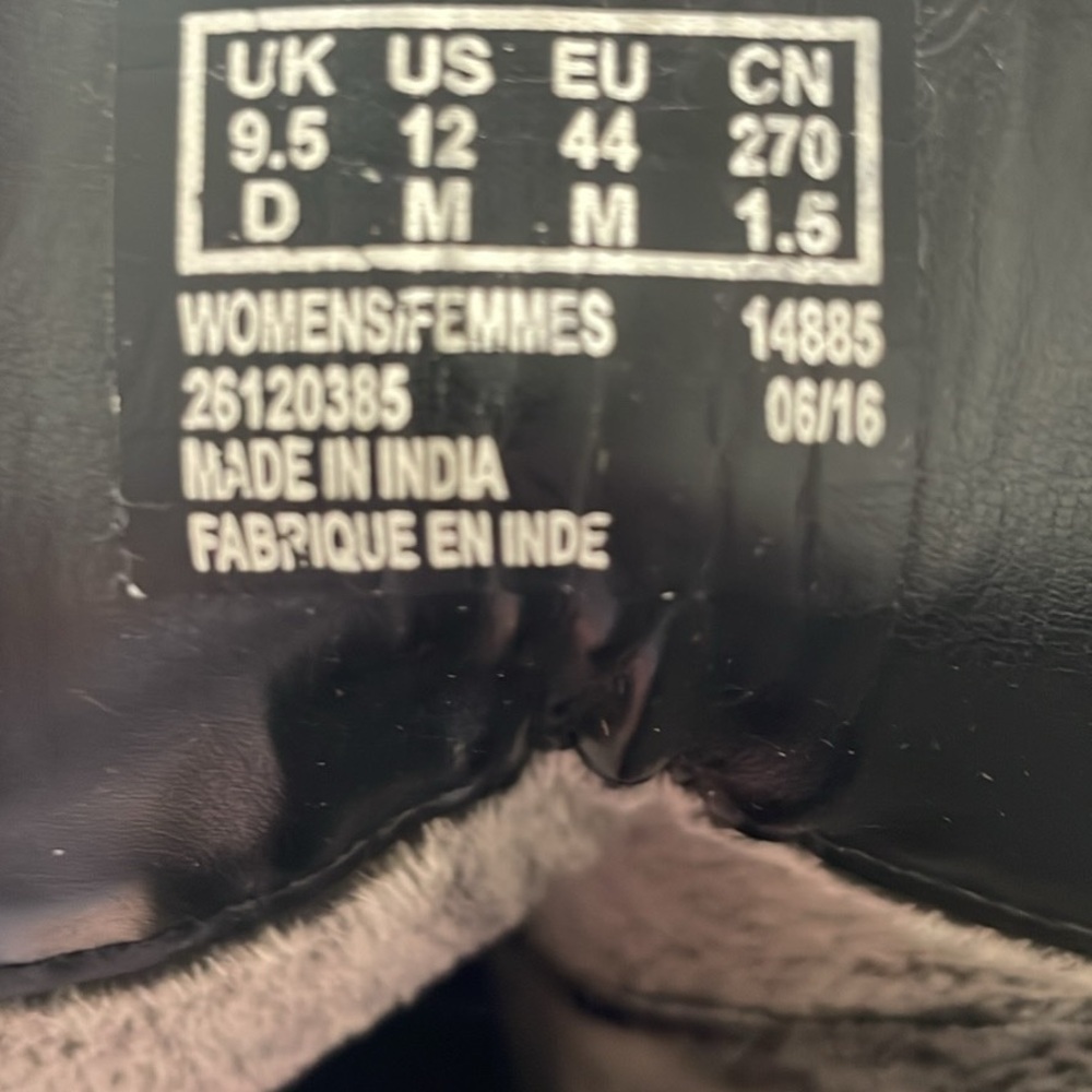 Clarks Black Sturdy Sole Footwear